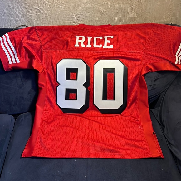 Authentic Mitchell and Ness 1994 Jerry Rice San Francisco 49ers Football Jersey - Picture 2 of 5